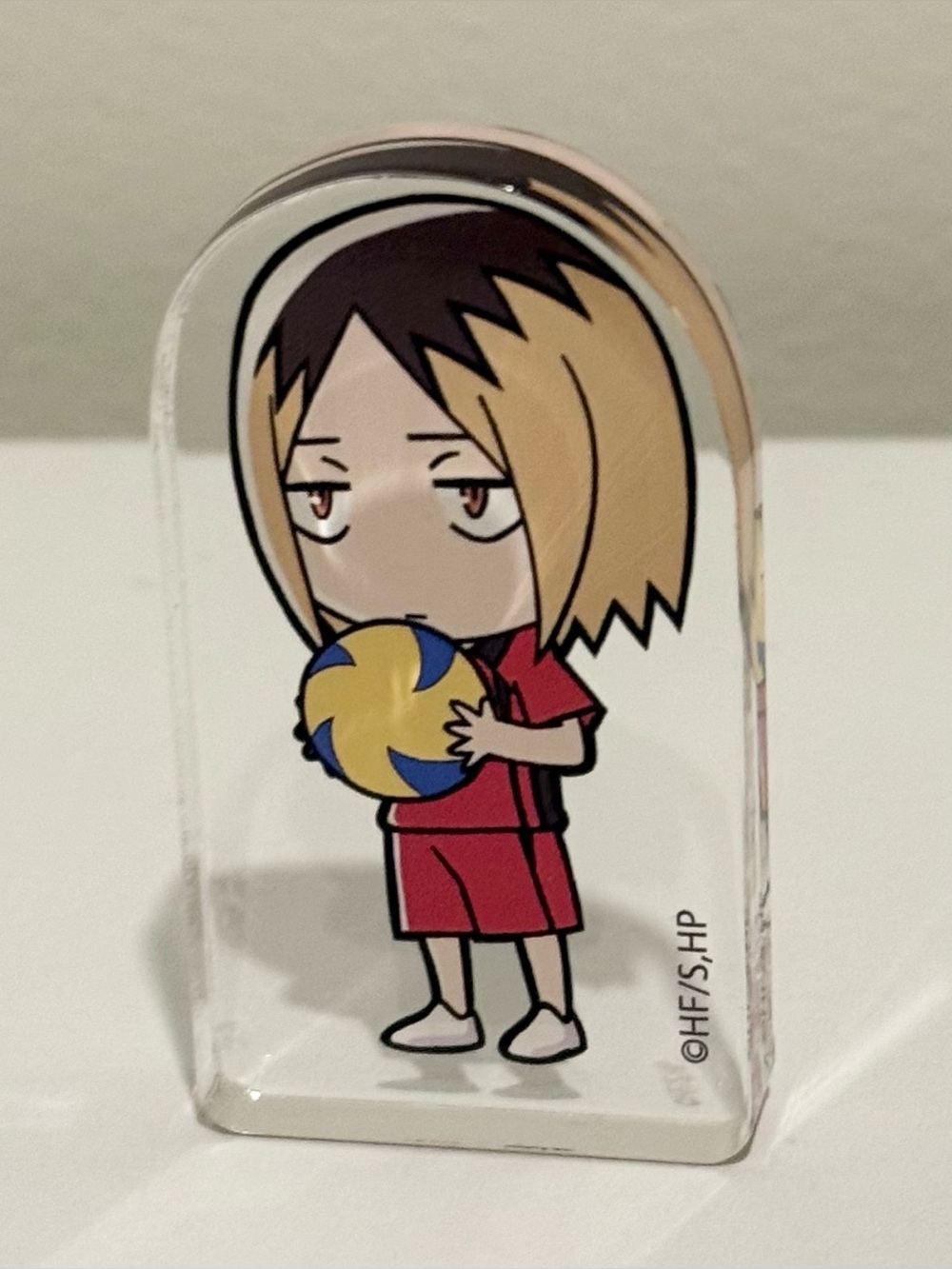 Anime official collectible haikyuu haikyu nekoma kenma acrylic block